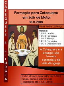formacao catequistas nov 2018 cartaz