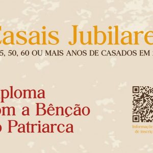 Casais Jubilares 2025 | Diploma com Bênção do Patriarca