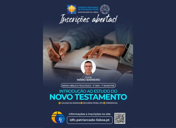Escola de Leigos: Introdução ao Estudo do Novo Testamento em Caldas da Rainha